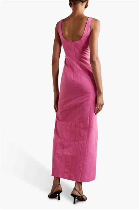 STAUD Portrait Moire Maxi Dress THE OUTNET