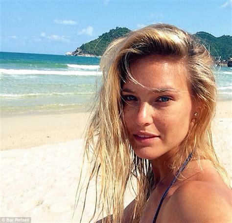 Bar Refaeli Shares Another Snap Of Her Impeccable Bikini Body Emphasizing The Taut Tummy