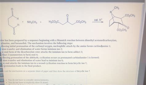 Solved Na Et Ethanol The Double Cyclization Above Proceeds Chegg