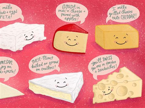 In Queso Emergency Cheese Pun Food Illustration On Behance