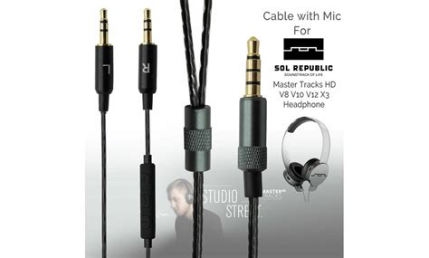 Up To 75 Off On Replacement Mic Cable For Sol Groupon Goods