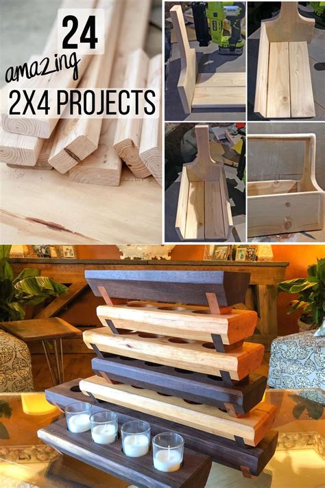 30 Simple And Amazing 2x4 Wood Projects - Anika's DIY Life | 2x4 wood ...