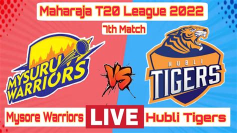 🔴 Live Mw Vs Ht Live Score Mysore Warriors Vs Hubli Tigers Live