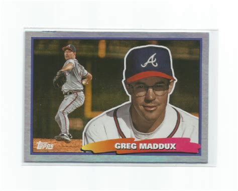 Topps Archives Topps Big Foil Sky Blue Bf Greg Maddux