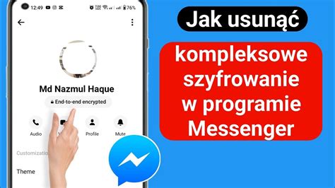 Jak usunąć kompleksowe szyfrowanie w programie Messenger Wyłącz