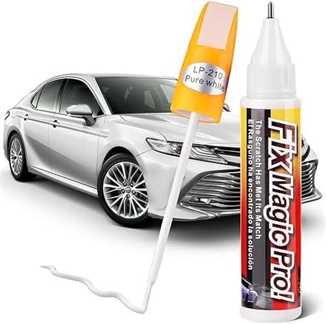 Amazon Pintura de retoque para automóviles blanca reparación de