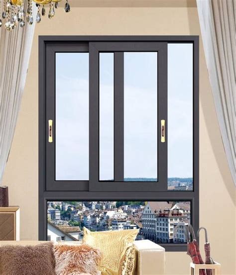 Top Grade Thermal Break Aluminium Profile Sliding Glass Window For