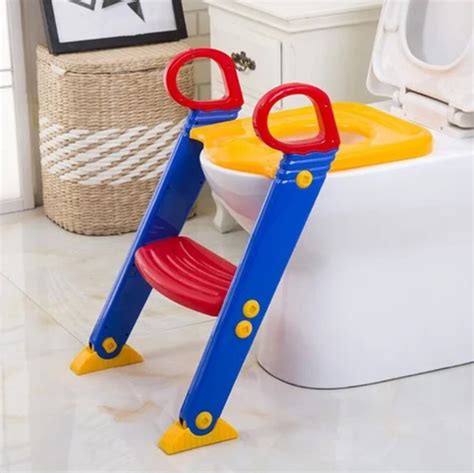 Детское сидение на унитаз со ступенькой и поручнями Childr Toilet ∙ ...