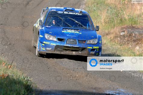 Chris Atkinson AUS Subaru Impreza WRC On Stage 7 FIA World Rally