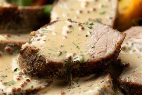 R Ti De Veau Sauce Moutarde Et Oignons Confits Healthy De Healthymood