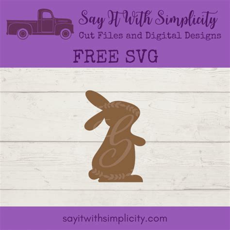 Say It With Simplicity Easter Svg Cutting Files