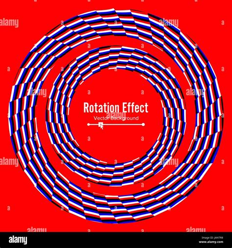 Optical Illusion Vector D Art Rotation Dynamic Effect Spin Cycle