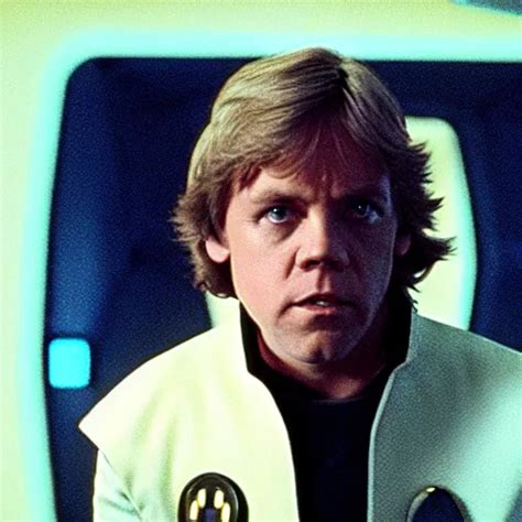 Luke Skywalker As A Member Of Star Fleet On Star Trek Stable