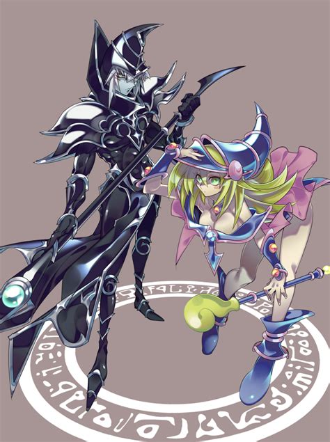 Dark Magician Girl Dark Magician And Dark Magical Circle Yu Gi Oh