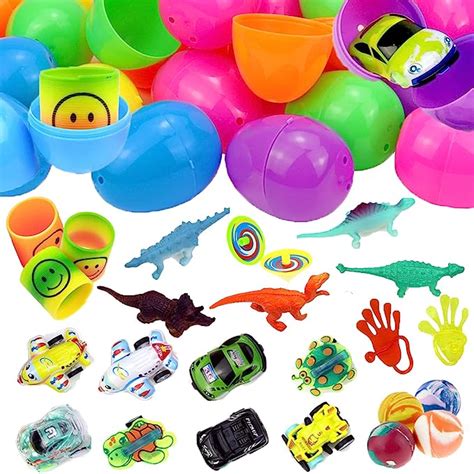 Iwtbnoa Uova Di Pasqua Sorprese Bambini Pezzi Uova Plastica Da