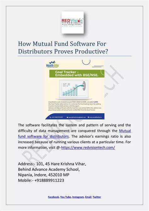 Ppt How Mutual Fund Software For Distributors Proves Productive