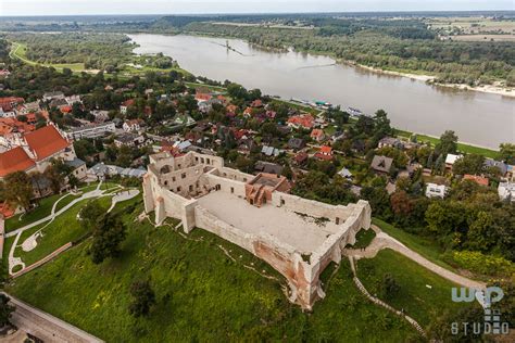 Kazimierz Dolny Nad Wis Ruiny Zamku I Panorama Wis Y Fotografia