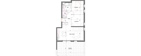 Plan Appartement T3 De 74 20 M² Neuf à Tours Résidence « Evidence N°364