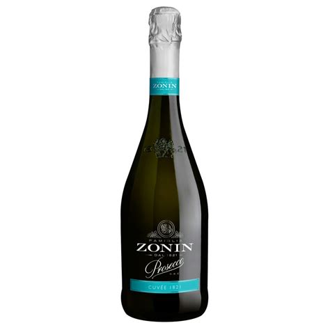 Zonin Prosecco DOC Cuvèe 1821 Sparkling Wine 750ml