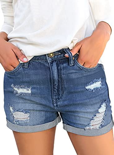 Best High Waist Ripped Denim Shorts For Women