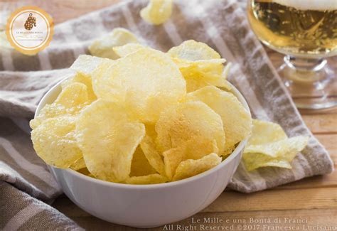 Chips di patate ricetta golosa Le Mille e una Bontà di Franci