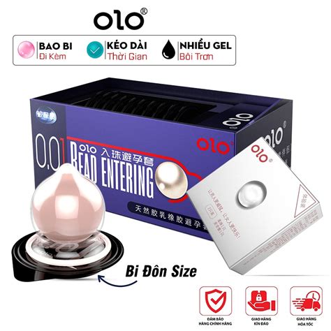 Bao Cao Su Olo Bcs Siêu Mỏng Bi Lớn Soft Growth 1c Tăng 1 5cm Olo