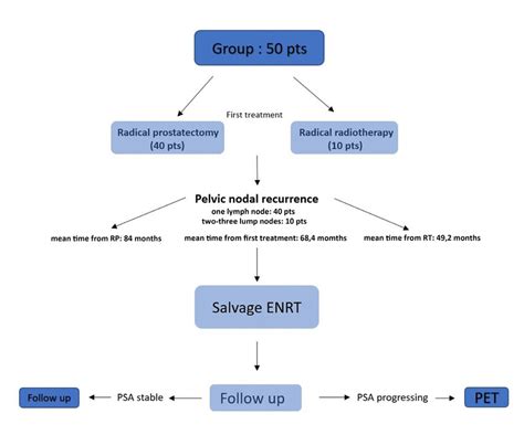 Progressing Flow Chart Of The Study Pts Who Had Pelvic Lymph Node