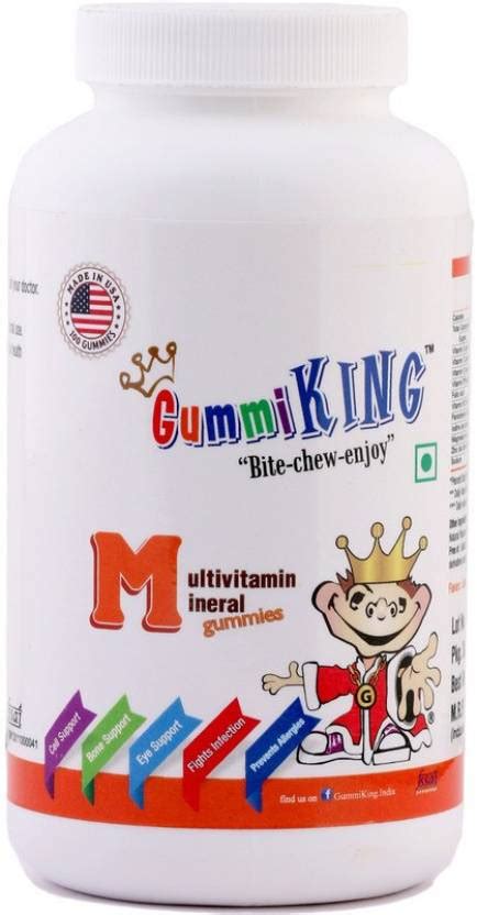 Gummi King Multivitamin Mineral Gummies Price in India - Buy Gummi King ...