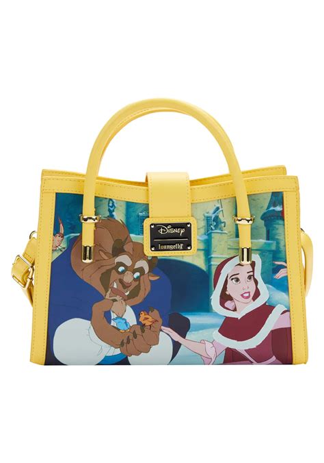 Beauty And The Beast Belle Princess Scene Loungefly Crossbody Bag