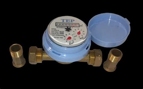 Brass Analog Tep Brand Mm Single Jet Water Meter For Residential