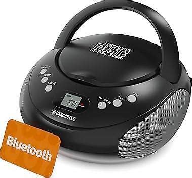 Oakcastle CD250 PORTABLE CD PLAYER BOOMBOX With Bluetooth FM Radio