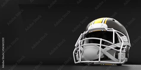 American footbal helmet with Pittsburgh Steelers team colors. Template ...