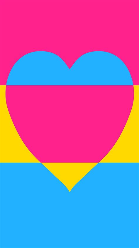 Corazón Del Orgullo Pansexual Adoxalinia Junio Aceptación Activista