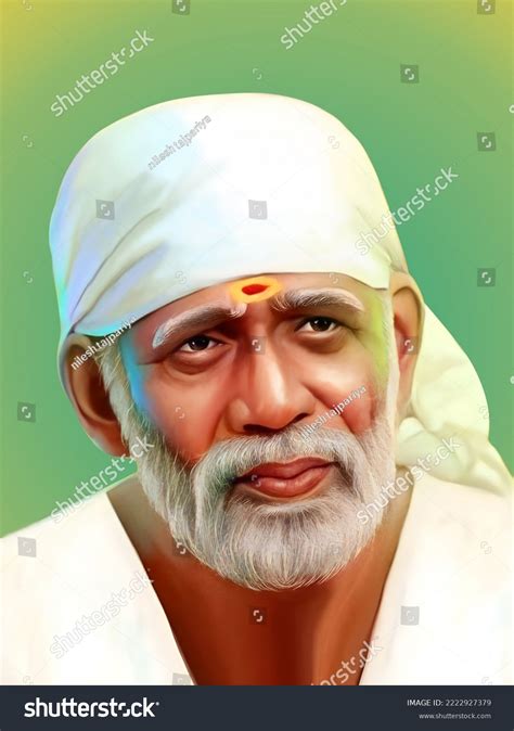 Image Shirdi Sai Baba Indian Saint Stock Illustration 2222927379