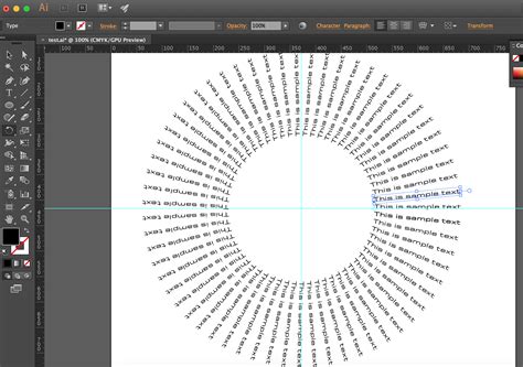 Path How To Set Type To Display Around A Circle In Indesign