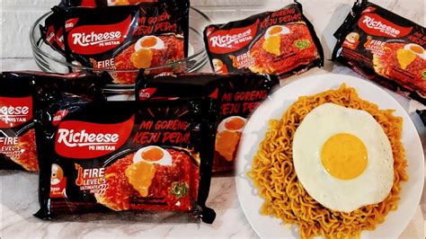 Mi Richeese Level Mie Goreng Keju Pedas Viral Tik Tok Youtube