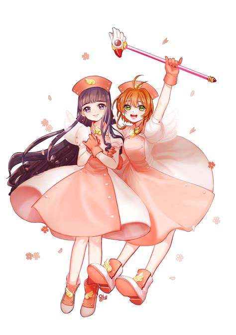 Tomoyo And Sakura By Pixiv Id 5383046 Cardcaptor Cardcaptor Sakura