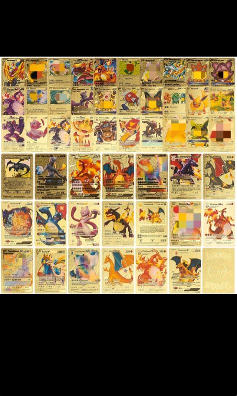 Gold metal pokemon cards, Hobbies & Toys, Memorabilia & Collectibles ...