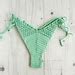 Crochet High Leg Thong Bottoms Feijoa Crochet Bikini Bottom Etsy