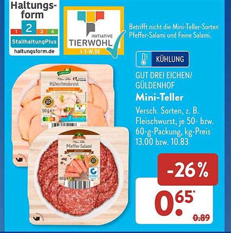 Gut Drei Eichen G Ldenhof Mini Teller Angebot Bei Aldi S D Prospekte De