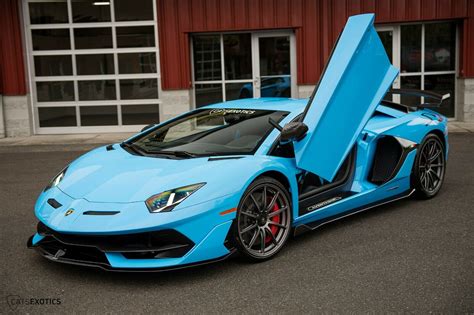 Lamborghini Aventador Svj Black And Blue