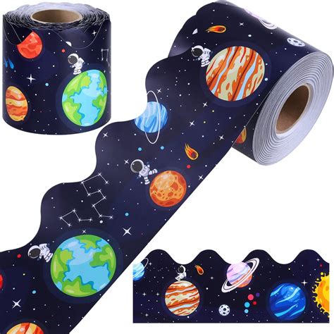 Amazon Durony Feet Galaxy Bulletin Board Border Outer Space