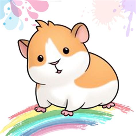 Cute Hamster Drawing at GetDrawings | Free download