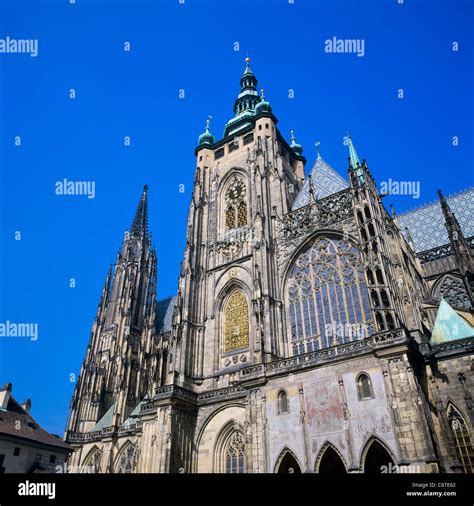 St Vitus Cathedral Prague Czech Republic Stock Photo Alamy