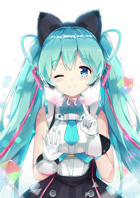 Hatsune Miku2038947 Zerochan Anime Kawaii Anime Anime Neko