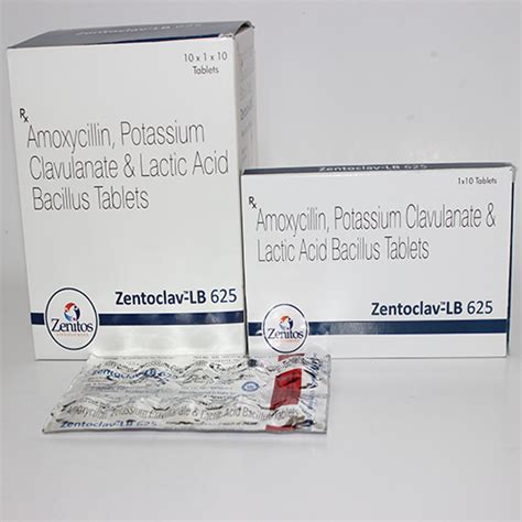 Zentoclav LB 625 Tablets Iva Healthcare Pvt Ltd