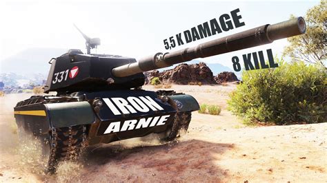 M47 Patton Improved Iron Arnie 8 Kills 5 5 K Damage World Of Tanks