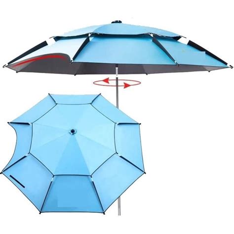 Hyjbggh Parasols Parasol Oit Inclinable Double Couche Protection Contre