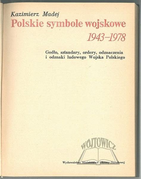 Madej Kazimierz Polskie Symbole Wojskowe Aukcja