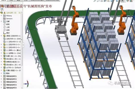 【非标数模众】自动化立体仓库3d模型图纸 Solidworks设计solidworks 仿真秀干货文章